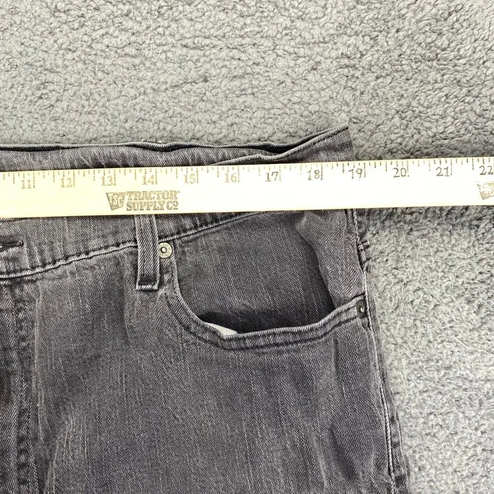 Levis 505 Regular Fit Jeans Mens W40 L30 Gray Denim‎ Pants